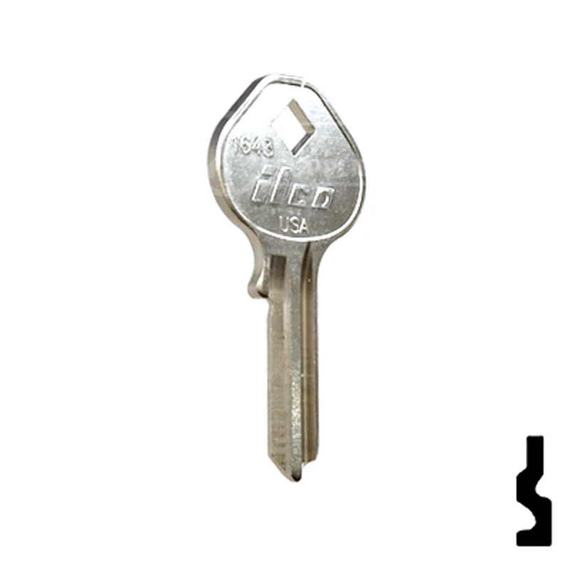 Uncut Key Blank | Mintcraft Padlock | 1643 - Image 4