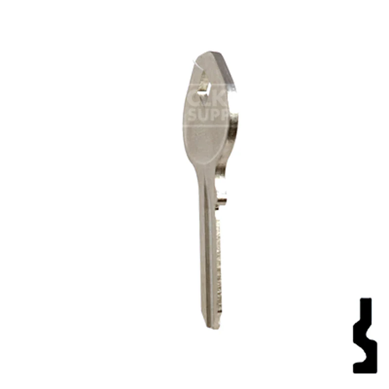 Uncut Key Blank | Mintcraft Padlock | 1643 - Image 9