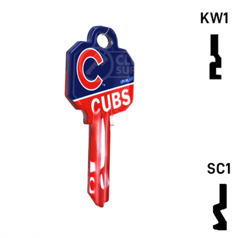 Uncut Key Blank | MLB CHICAGO CUBS | Choose Keyway - Image 17