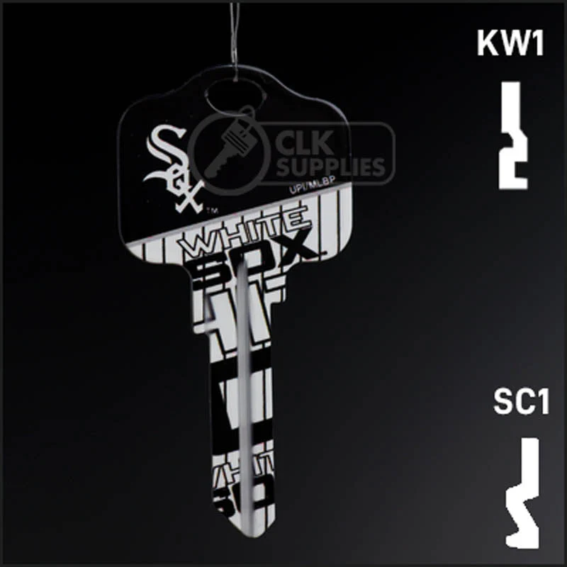 Uncut Key Blank | MLB CHICAGO WHITE SOX | Choose Keyway - Image 15