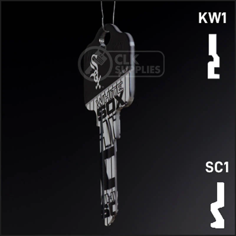 Uncut Key Blank | MLB CHICAGO WHITE SOX | Choose Keyway - Image 22