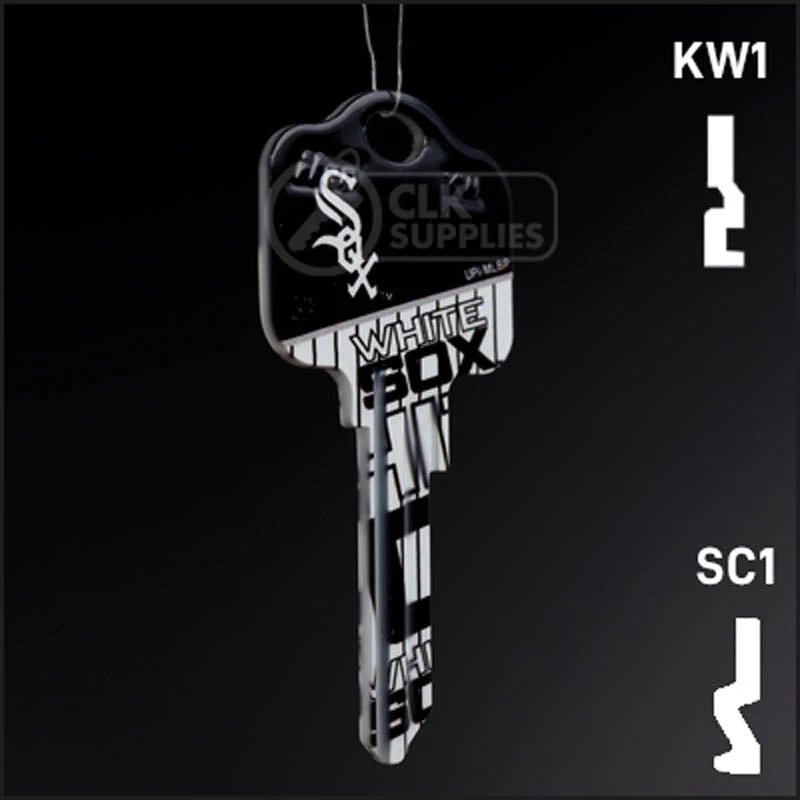 Uncut Key Blank | MLB CHICAGO WHITE SOX | Choose Keyway - Image 5
