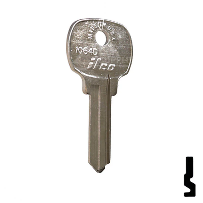 Uncut Key Blank | National | 1064D - Image 3