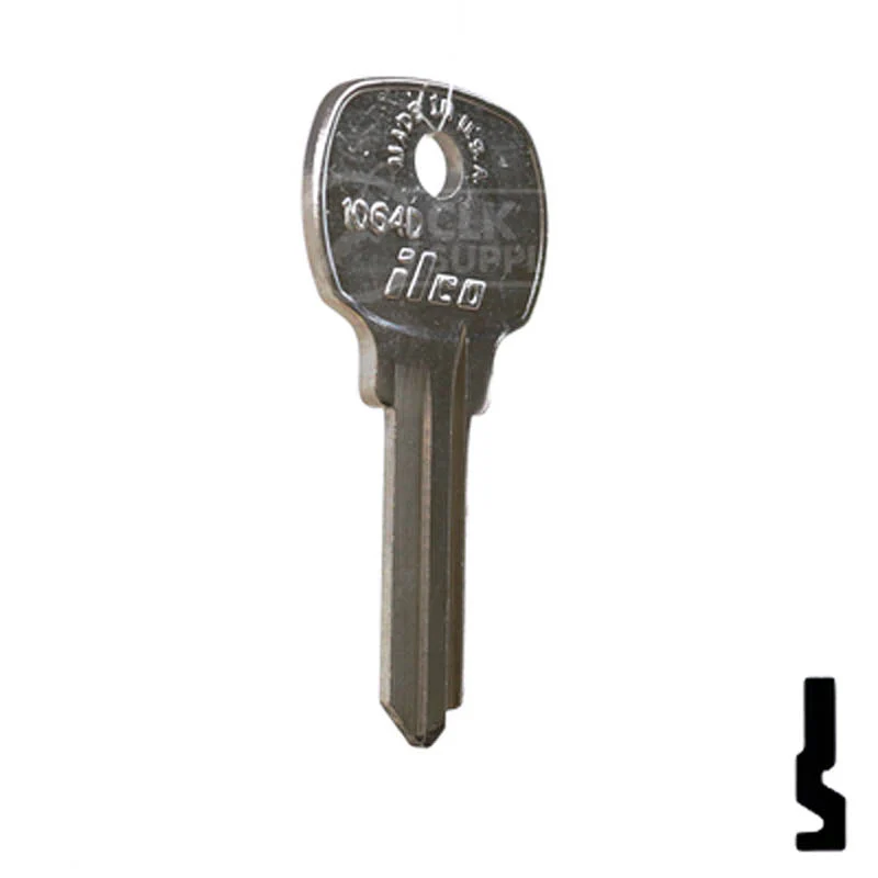 Uncut Key Blank | National | 1064D - Image 4