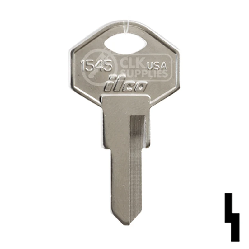 Uncut Key Blank | National | 1545 - Image 2
