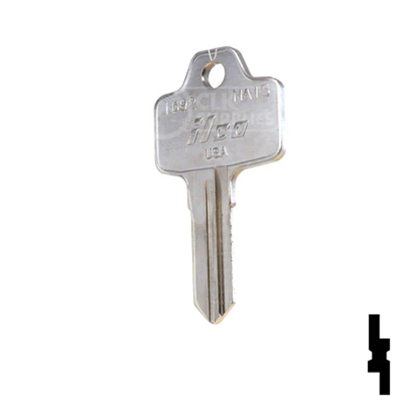 Uncut Key Blank | National | 1692, NA15 - Image 23