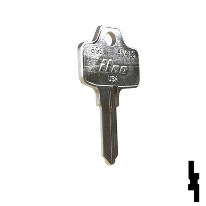 Uncut Key Blank | National | 1692, NA15 - Image 4
