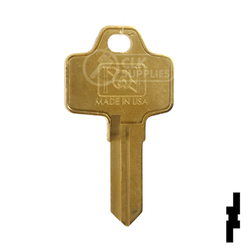 Uncut Key Blank | National | BD156 - Image 2
