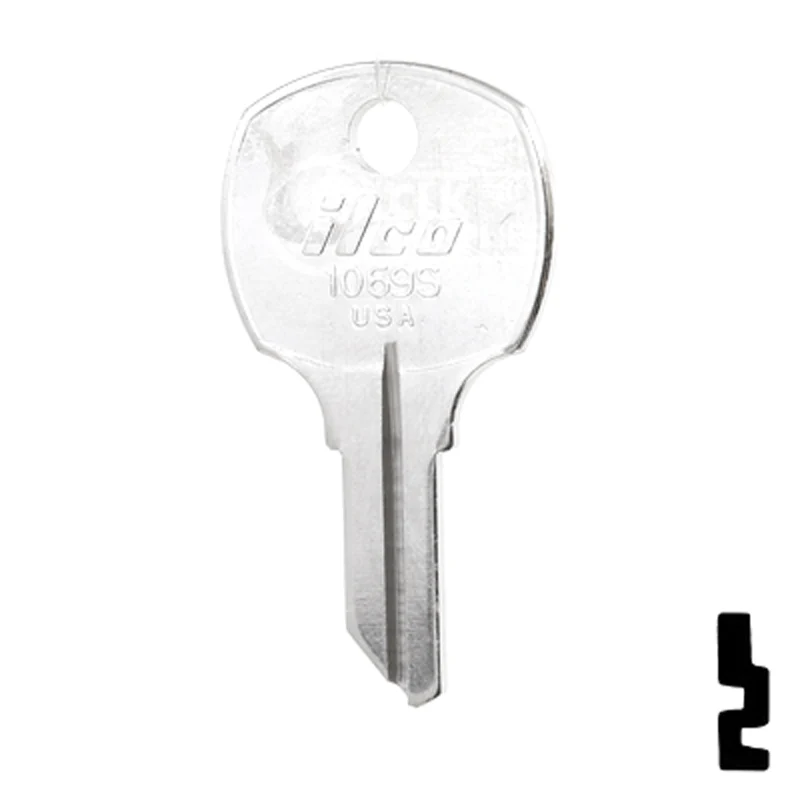 Uncut Key Blank | National Cabinet | 1069S - Image 24