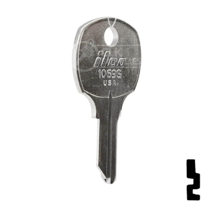Uncut Key Blank | National Cabinet | 1069S - Image 4
