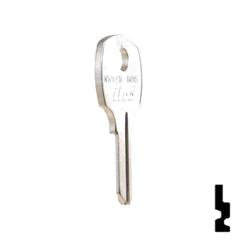 Uncut Key Blank | National Cabinet | N1069N, RO15 - Image 5