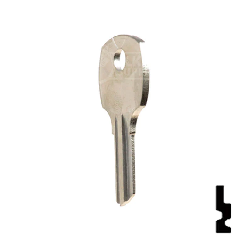Uncut Key Blank | National Cabinet | N1069N, RO15 - Image 9