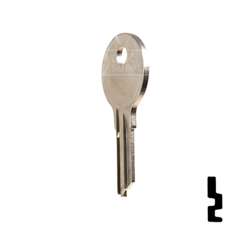 Uncut Key Blank | National, CompX | 1069W - Image 10
