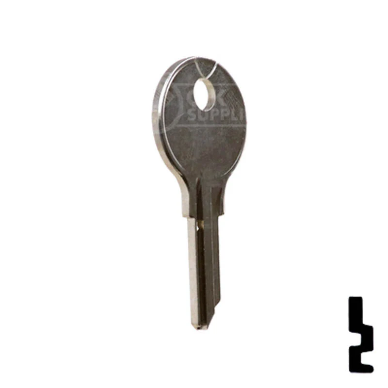 Uncut Key Blank | National, CompX | 1069W - Image 17