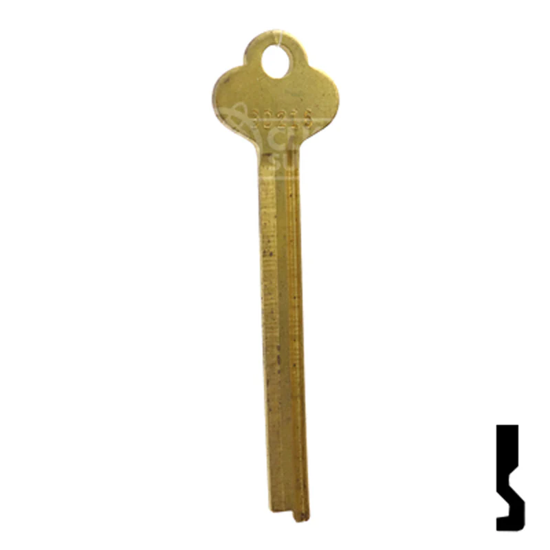 Uncut Key Blank | National, CompX | BD216 - Image 3