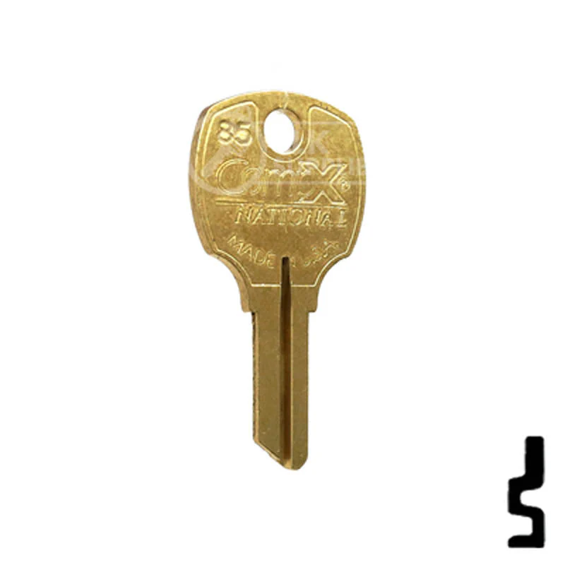 Uncut Key Blank | National | D8785 - Image 3