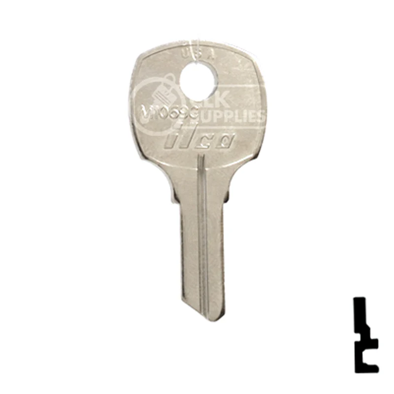 Uncut Key Blank | National | M1069C - Image 2