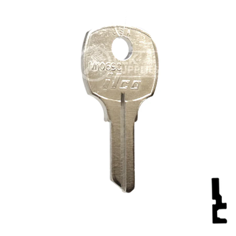 Uncut Key Blank | National | M1069C - Image 3