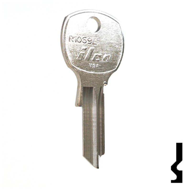 Uncut Key Blank | National | R1069L, NA14R - Image 3