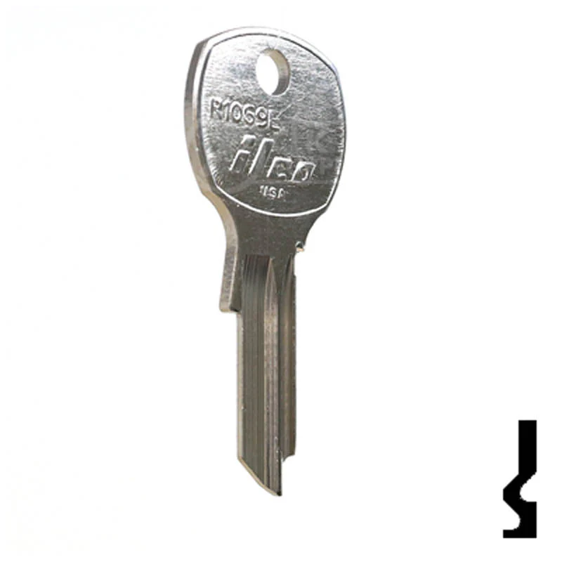 Uncut Key Blank | National | R1069L, NA14R - Image 4