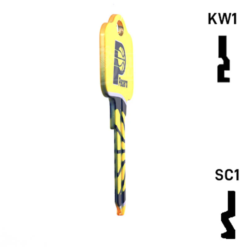 Uncut Key Blank | NBA Indiana Pacers | Choose Keyway - Image 18
