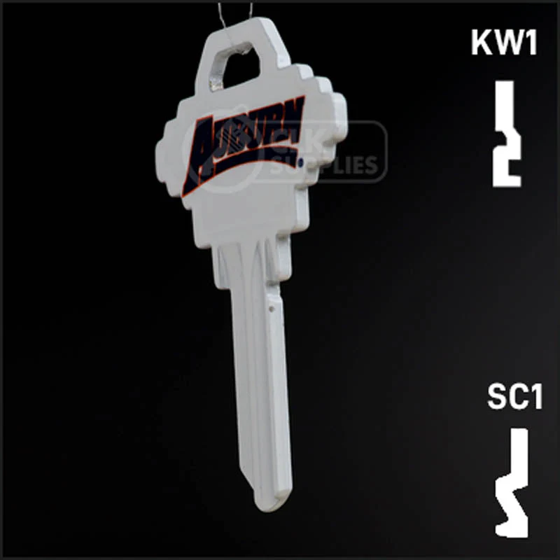 Uncut Key Blank | NCAA Auburn | Choose Keyway - Image 10