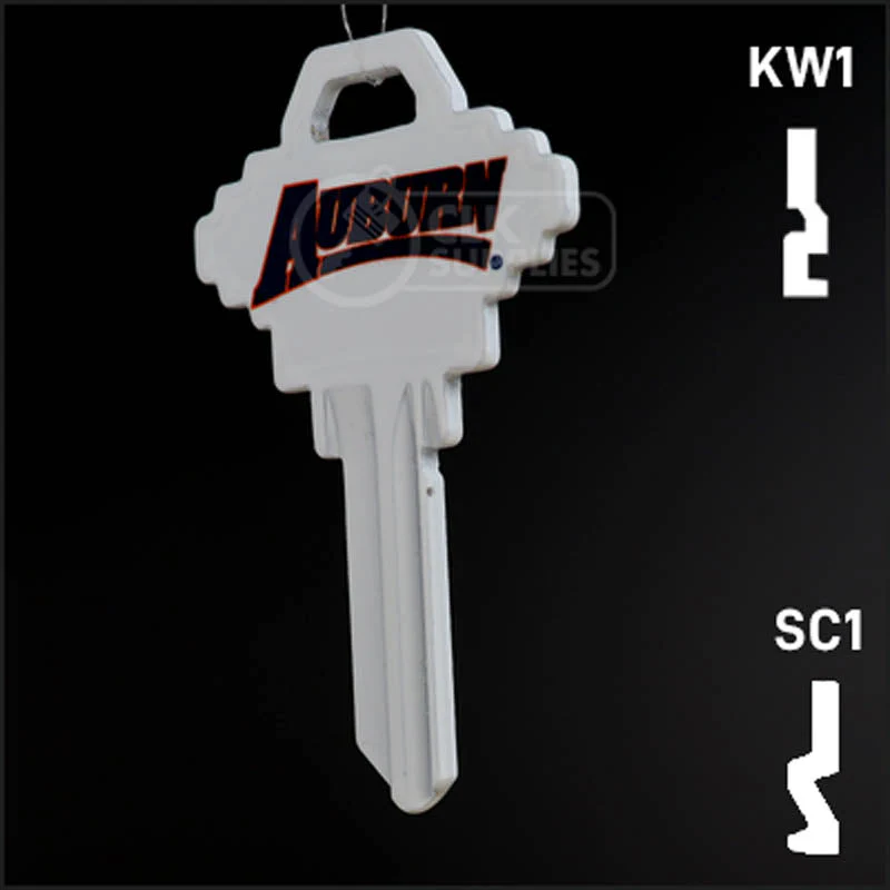 Uncut Key Blank | NCAA Auburn | Choose Keyway - Image 11
