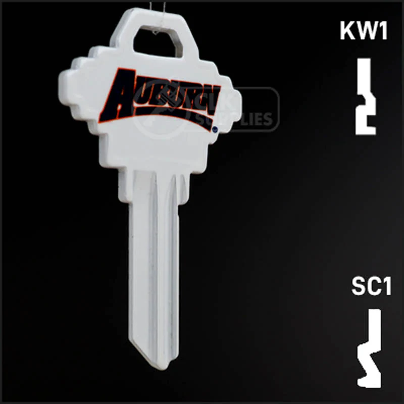 Uncut Key Blank | NCAA Auburn | Choose Keyway - Image 16