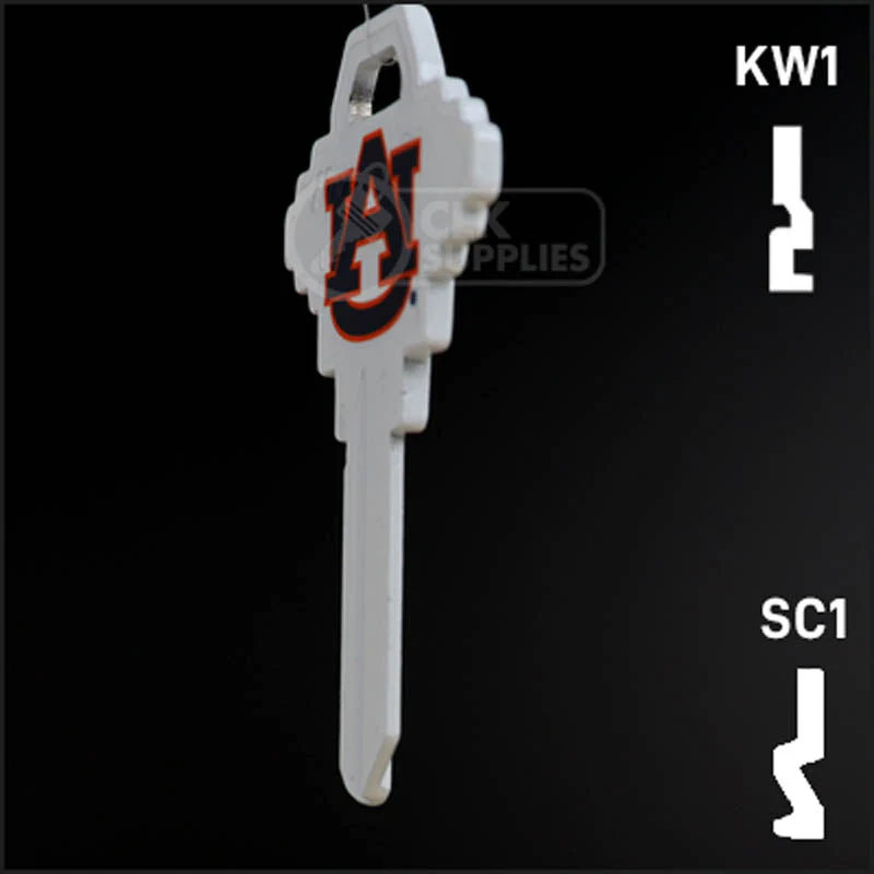 Uncut Key Blank | NCAA Auburn | Choose Keyway - Image 21