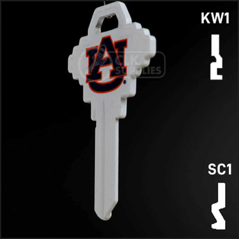 Uncut Key Blank | NCAA Auburn | Choose Keyway - Image 22