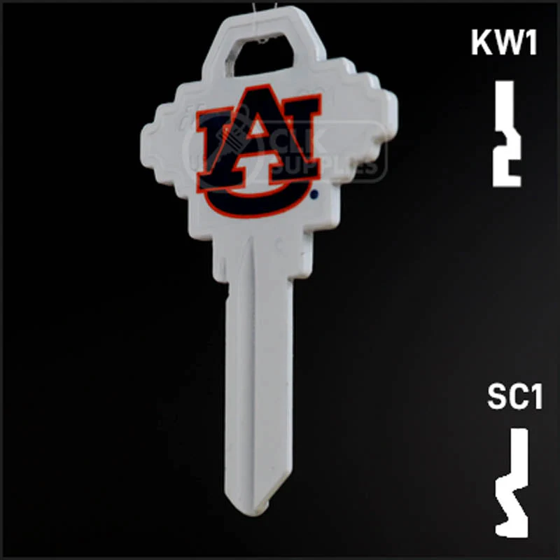 Uncut Key Blank | NCAA Auburn | Choose Keyway - Image 23
