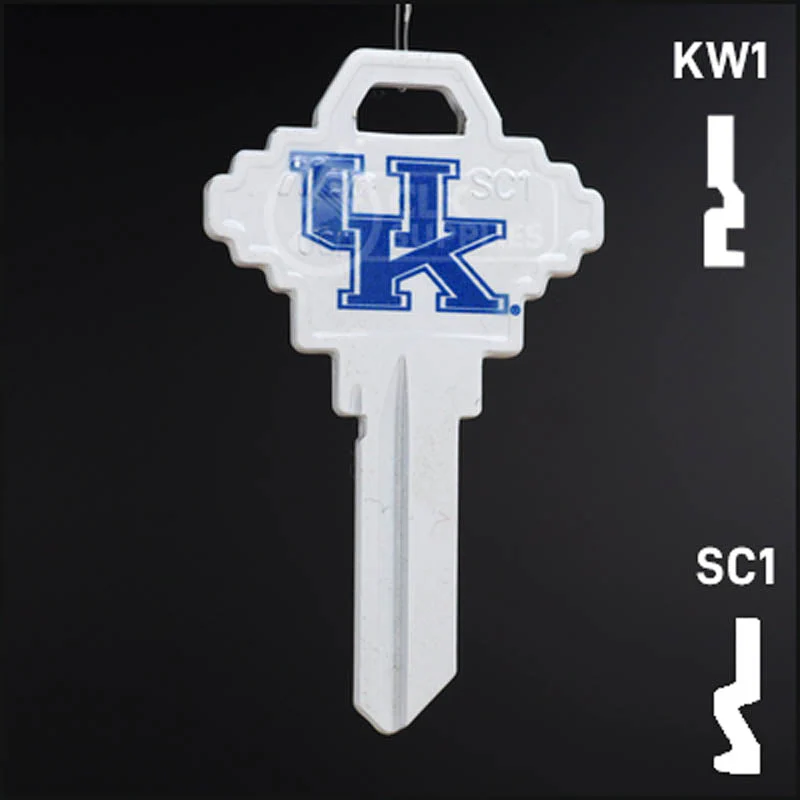 Uncut Key Blank | NCAA Kentucky | Choose Keyway - Image 2