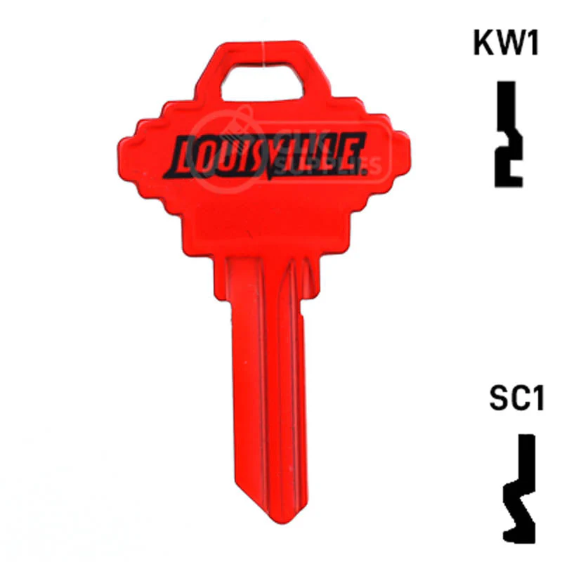 Uncut Key Blank | NCAA Louisville | Choose Keyway - Image 12