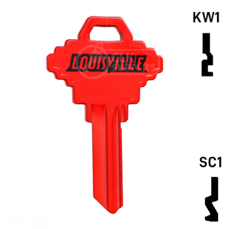 Uncut Key Blank | NCAA Louisville | Choose Keyway - Image 13