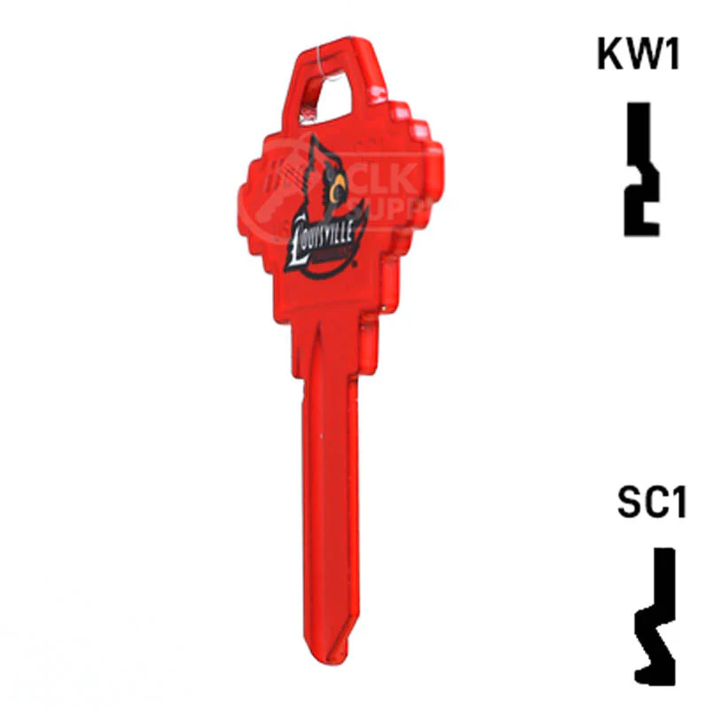 Uncut Key Blank | NCAA Louisville | Choose Keyway - Image 20
