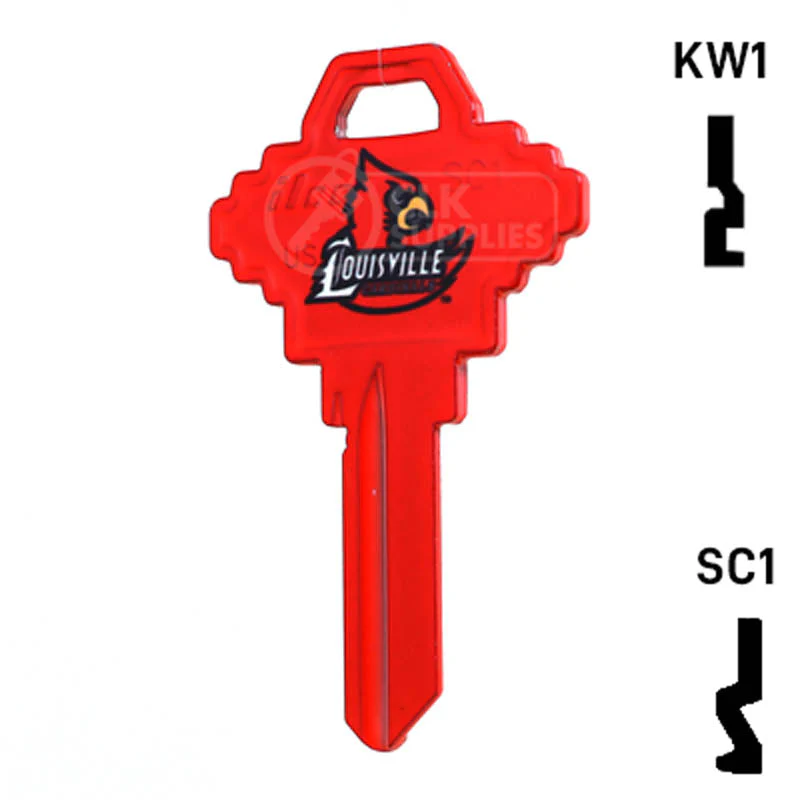 Uncut Key Blank | NCAA Louisville | Choose Keyway - Image 22