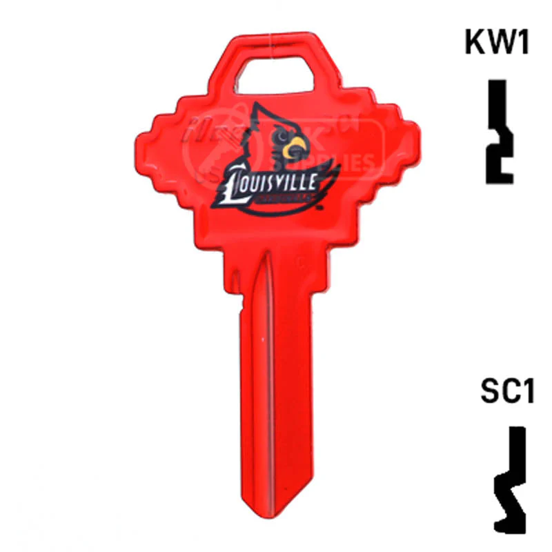 Uncut Key Blank | NCAA Louisville | Choose Keyway - Image 23