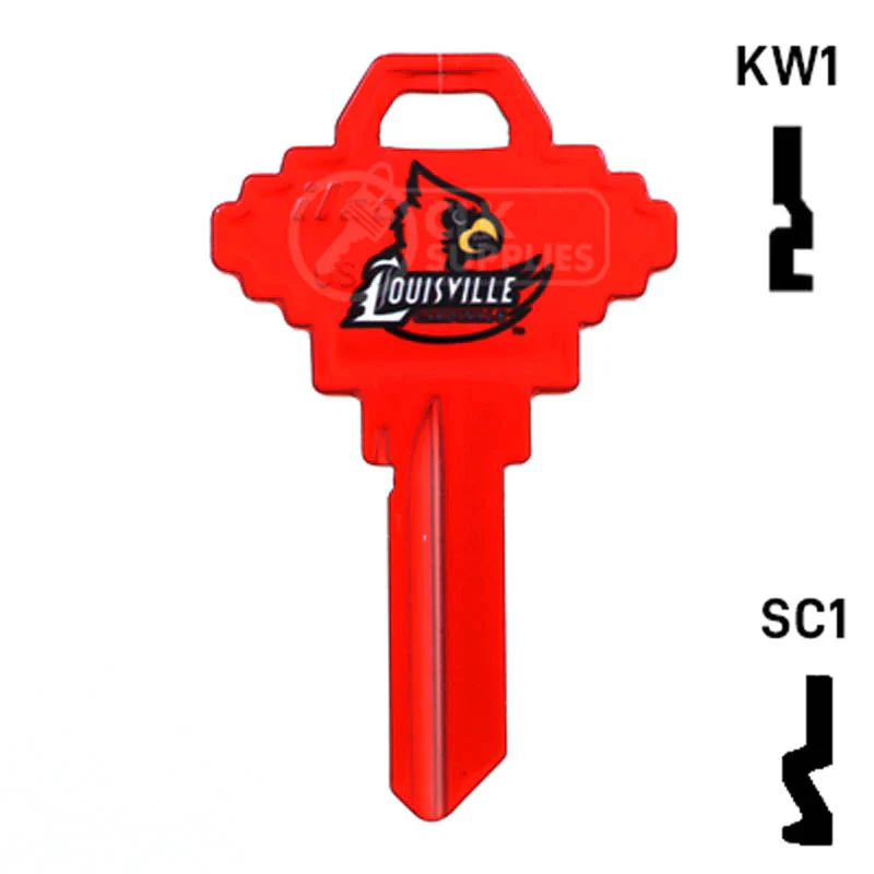 Uncut Key Blank | NCAA Louisville | Choose Keyway - Image 24
