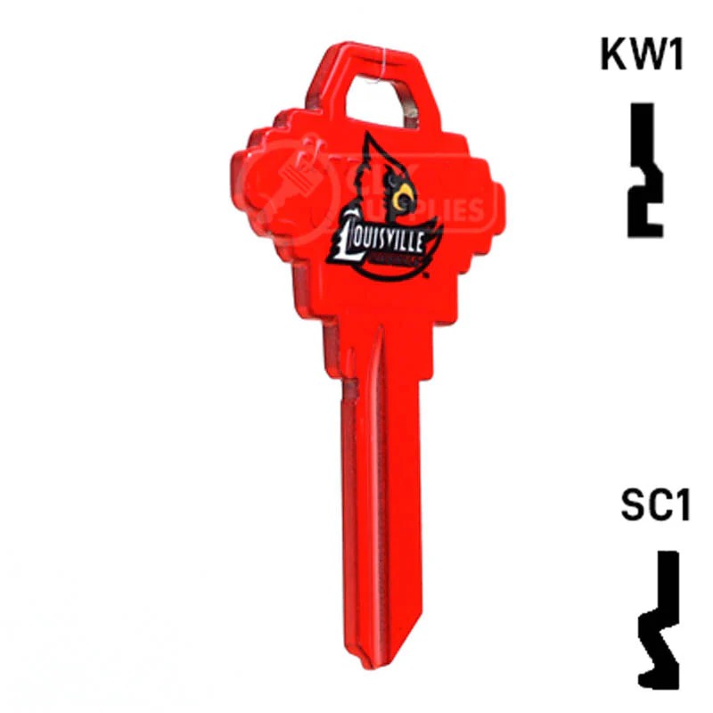 Uncut Key Blank | NCAA Louisville | Choose Keyway - Image 3