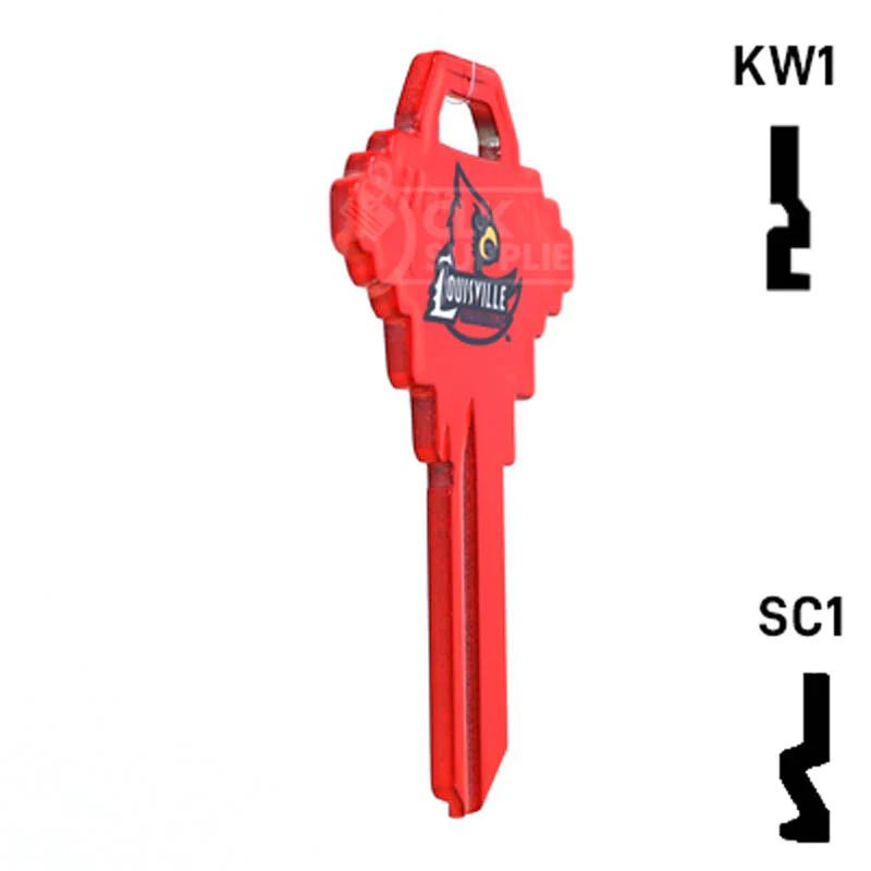 Uncut Key Blank | NCAA Louisville | Choose Keyway - Image 4