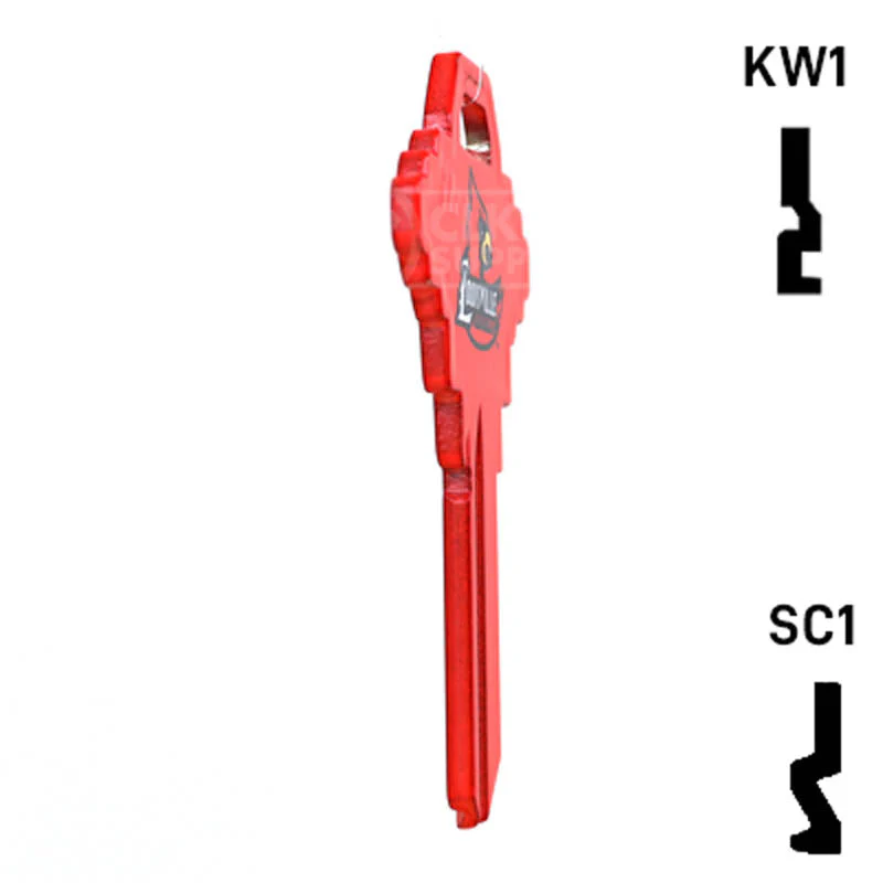 Uncut Key Blank | NCAA Louisville | Choose Keyway - Image 5