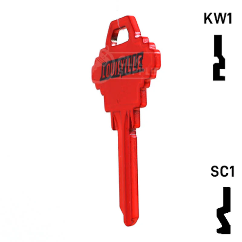 Uncut Key Blank | NCAA Louisville | Choose Keyway - Image 8