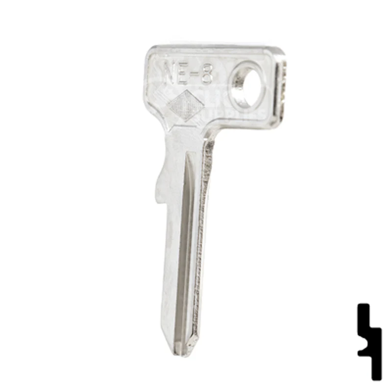 Uncut Key Blank | Neiman | NE-8 - Image 10