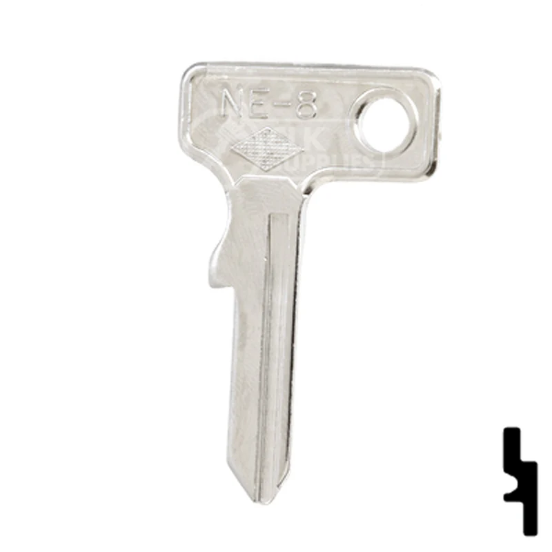 Uncut Key Blank | Neiman | NE-8 - Image 12