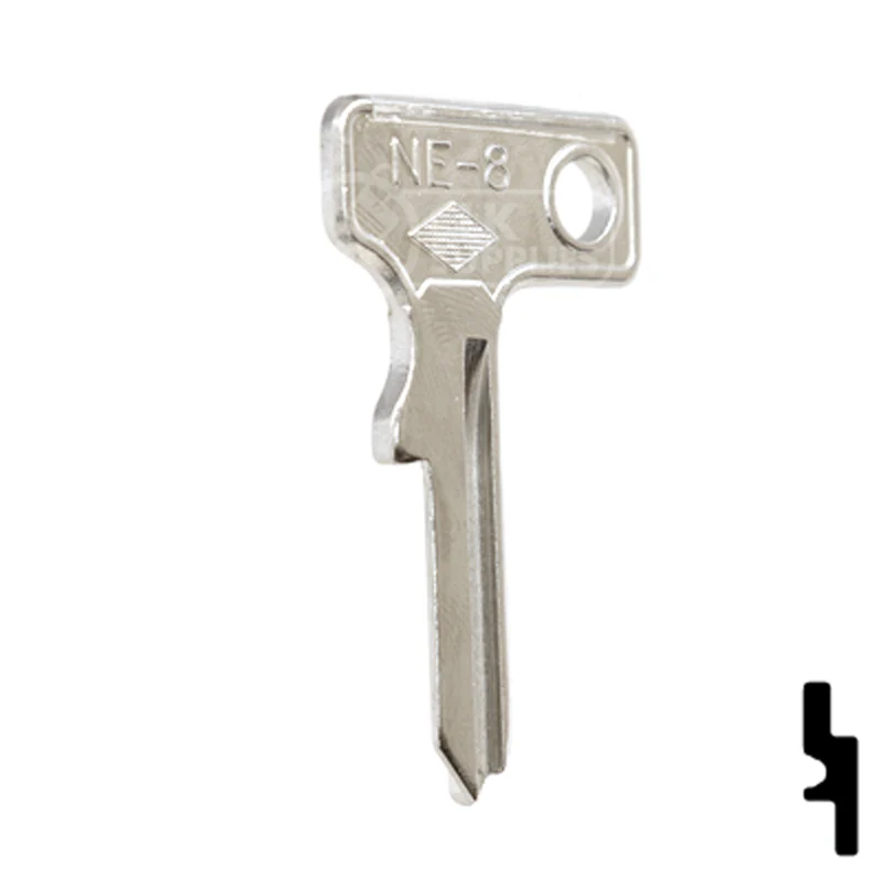 Uncut Key Blank | Neiman | NE-8 - Image 16