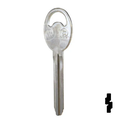 Uncut Key Blank | B80-NP | GM Key - Image 11