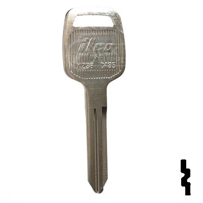 Uncut Key Blank | Nissan | DA35, X238 - Image 2