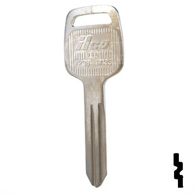 Uncut Key Blank | Nissan | DA35, X238 - Image 23