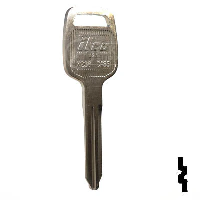Uncut Key Blank | Nissan | DA35, X238 - Image 3