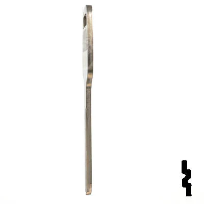Uncut Key Blank | Nissan | DA35, X238 - Image 7